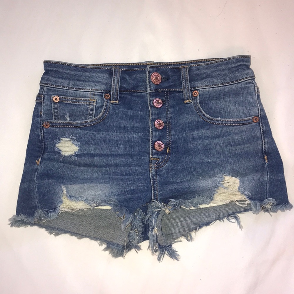 American eagle denim Ripped jeans shorts
